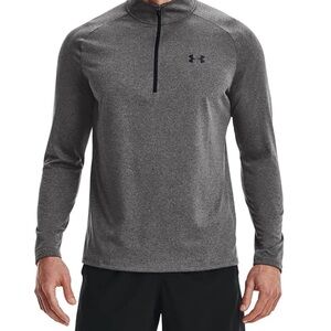 Under Armour Men’s Gray Quarter-Zip Performance tech top